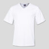170g Combed Cotton V-neck T-shirt - White - While Stocks Last