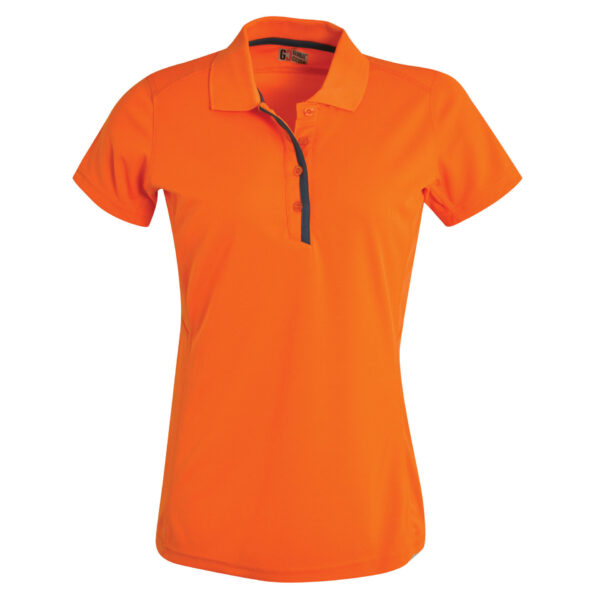 0013535_ladies-matrix-polo-orangegraphite-while-stocks-last Ladies Matrix Polo - Orange/graphite - While Stocks Last