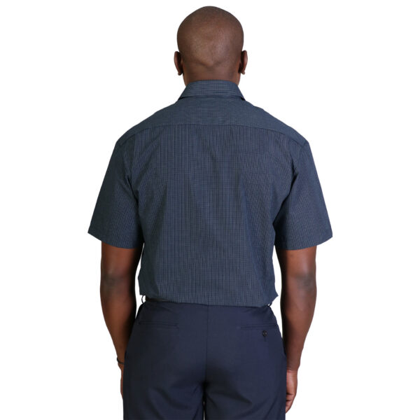 0014014_matthew-shirt-short-sleeve-check-1-navy Matthew Shirt Short Sleeve - Check 1 - Navy
