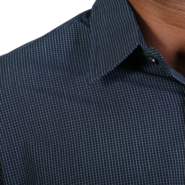0014015_matthew-shirt-short-sleeve-check-1-navy Matthew Shirt Short Sleeve - Check 1 - Navy