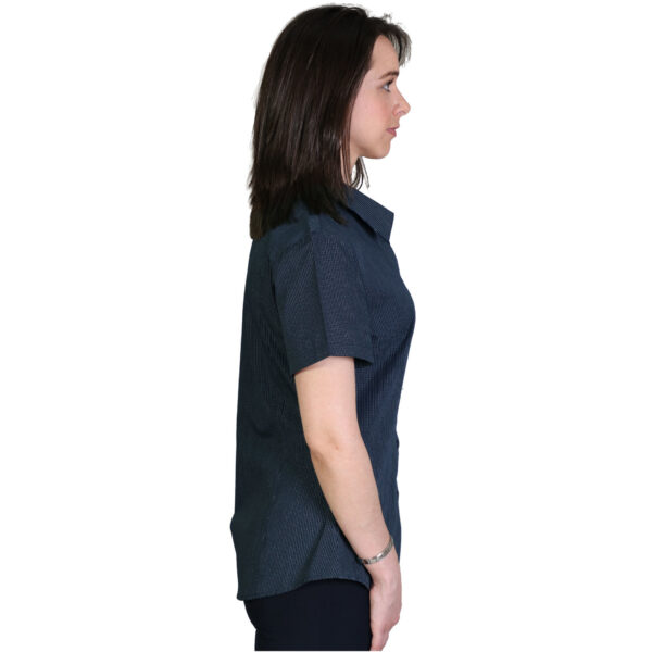 0014020_roselina-blouse-short-sleeve-check-1 Roselina Blouse Short Sleeve - Check 1