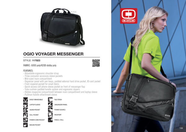 Print OGIO Voyager Messenger - While Stocks Last