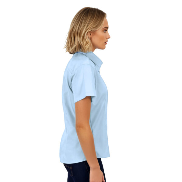 0016432_ladies-classic-woven-shirt-short-sleeve Ladies Classic Woven Shirt Short Sleeve