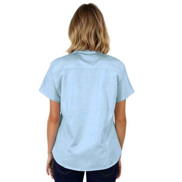 0016433_ladies-classic-woven-shirt-short-sleeve Ladies Classic Woven Shirt Short Sleeve