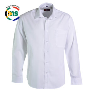 Icon Woven Shirt Long Sleeve - White - While Stocks Last