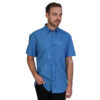 CAS2C3 model - sky Cameron Shirt Short Sleeve - Check 3