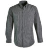 CAS4C3 - charcoal Cameron Shirt Long Sleeve - Check 3