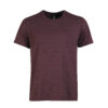 CTH6 burgundy melange 160g Heavyweight Lifestyle T-Shirt