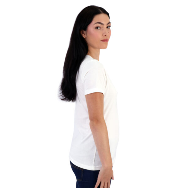 CTH8 - model (side) Ladies' Premium Lifestyle T-Shirt