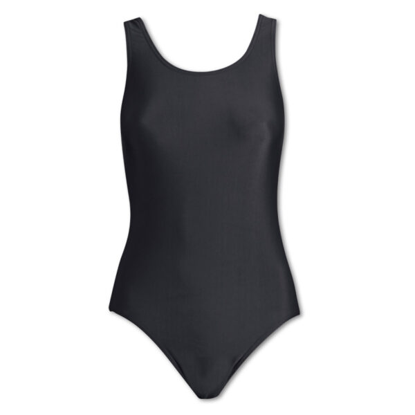 FRS1_black-adults Female Racerback Swimsuit