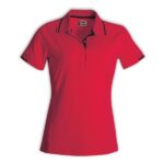 Ladies Synergy Polo - Red/Black - End Of Range