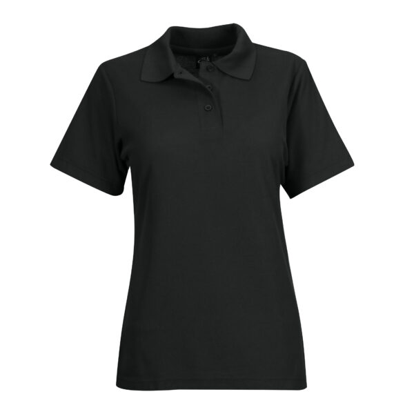 LPK2-black 175g Ladies Classic Pique Knit Polo