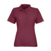 LPK2-maroon 175g Ladies Classic Pique Knit Polo