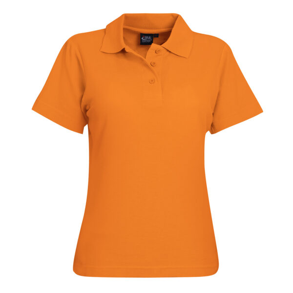 LPK2-orange 175g Ladies Classic Pique Knit Polo