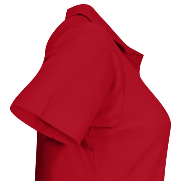 LPK2 red (sleeve) RGB 175g Ladies Classic Pique Knit Polo