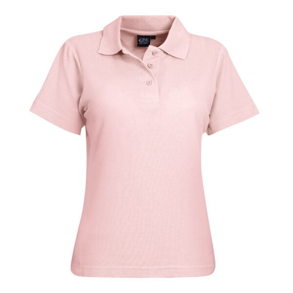 LPK2 salmon pink 175g Ladies Classic Pique Knit Polo