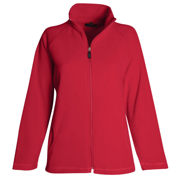 LPM201 red Ladies Classic Microfibre Polar Fleece
