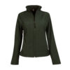 LSS2-Dark Olive-front Ladies' Katana Softshell Jacket