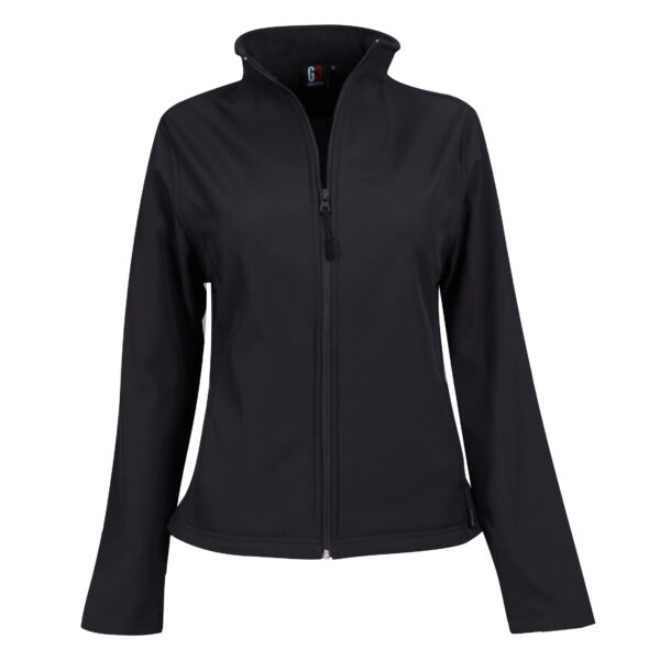 LSS2-black-front Ladies' Katana Softshell Jacket