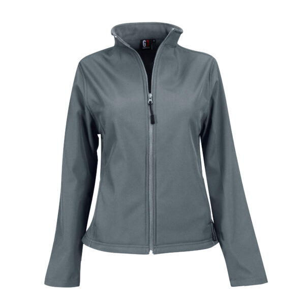 LSS2-charcoal-front Ladies' Katana Softshell Jacket