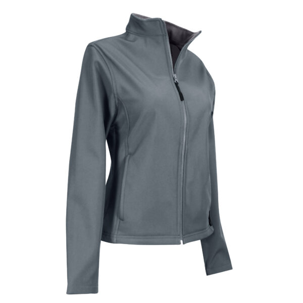 LSS2-charcoal-side Ladies' Katana Softshell Jacket