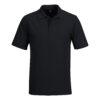 PKD201-black 175g Classic Pique Knit Polo