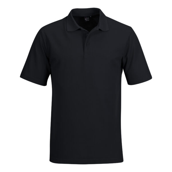 PKD201-black 175g Classic Pique Knit Polo