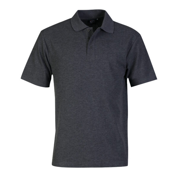 PKD201-graphite-melange 175g Classic Pique Knit Polo
