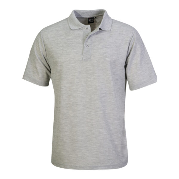 PKD201-grey-melange 175g Classic Pique Knit Polo