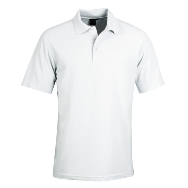 PKD201-white 175g Classic Pique Knit Polo