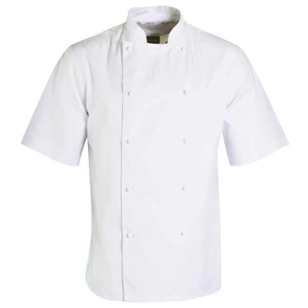 STT2K - white Stanley Chef Jacket - Short Sleeve