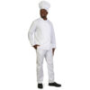 STT4KTN-TEP4KTN- model white Terry Scrub Pants - Chef